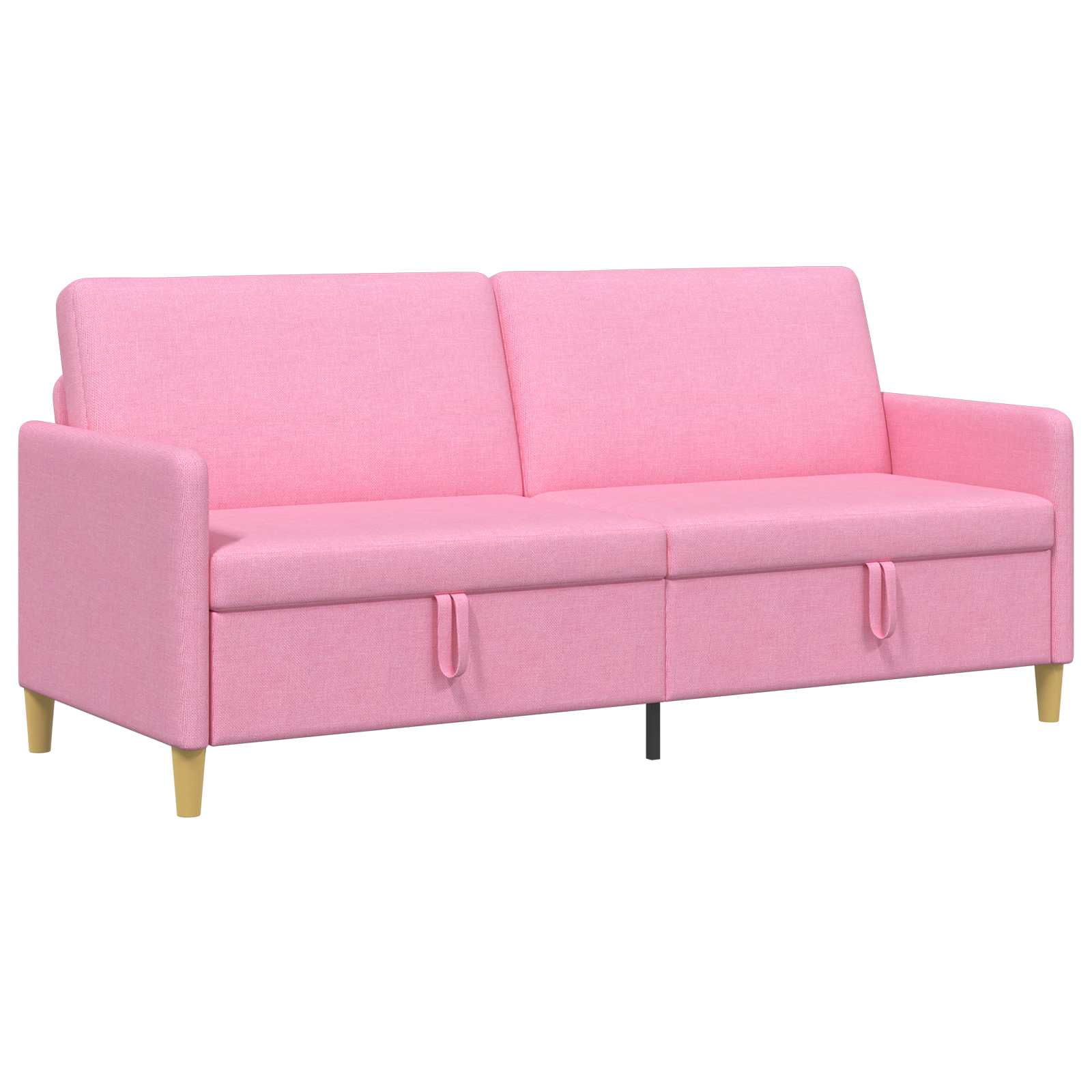 Sofa mit Stauraum Rosa 192 x 78 x 87 cm Polyester