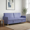 Sofa mit Stauraum Jeans blau 192 x 78 x 87 cm Polyester