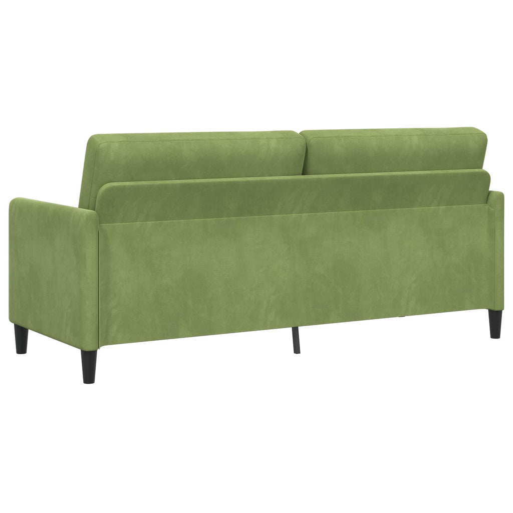Sofa mit Stauraum Hellgrün 192 x 78 x 87 cm Polyester
