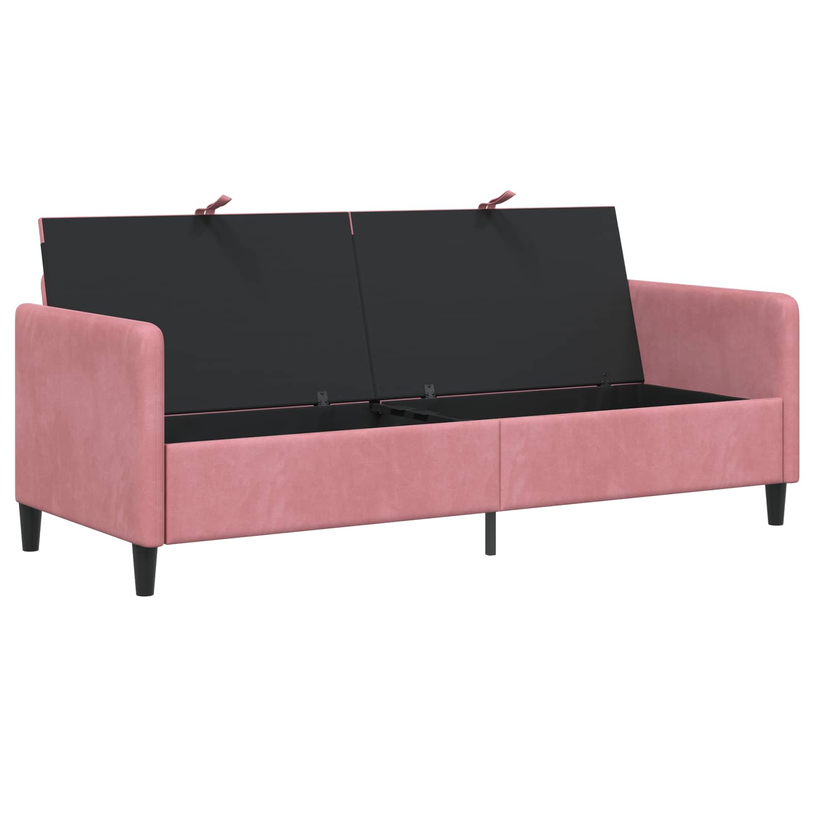 Sofa mit Stauraum Rosa 192 x 78 x 87 cm Polyester