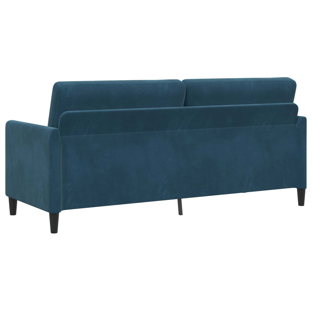 Sofa mit Stauraum Blau 192 x 78 x 87 cm Polyester