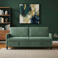 Sofa mit Stauraum Meergrün 192 x 78 x 87 cm Polyester