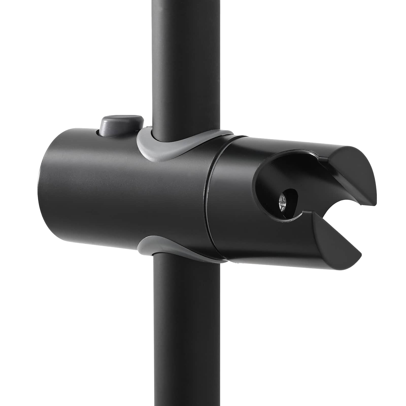 Duschkopfhalter Schwarz 71 cm Edelstahl