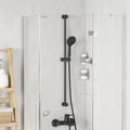 Duschkopfhalter Schwarz 101 cm Edelstahl
