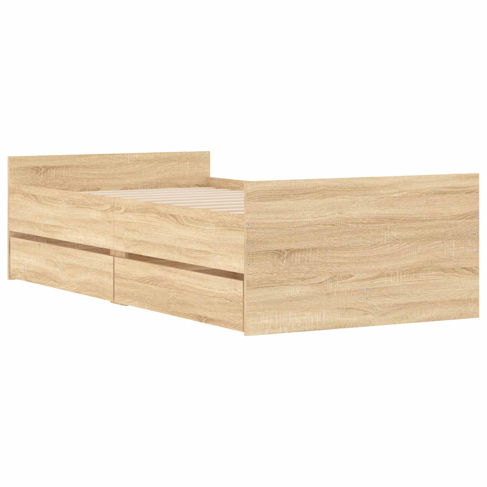 Bettrahmen Sonoma-Eiche Holzwerkstoff