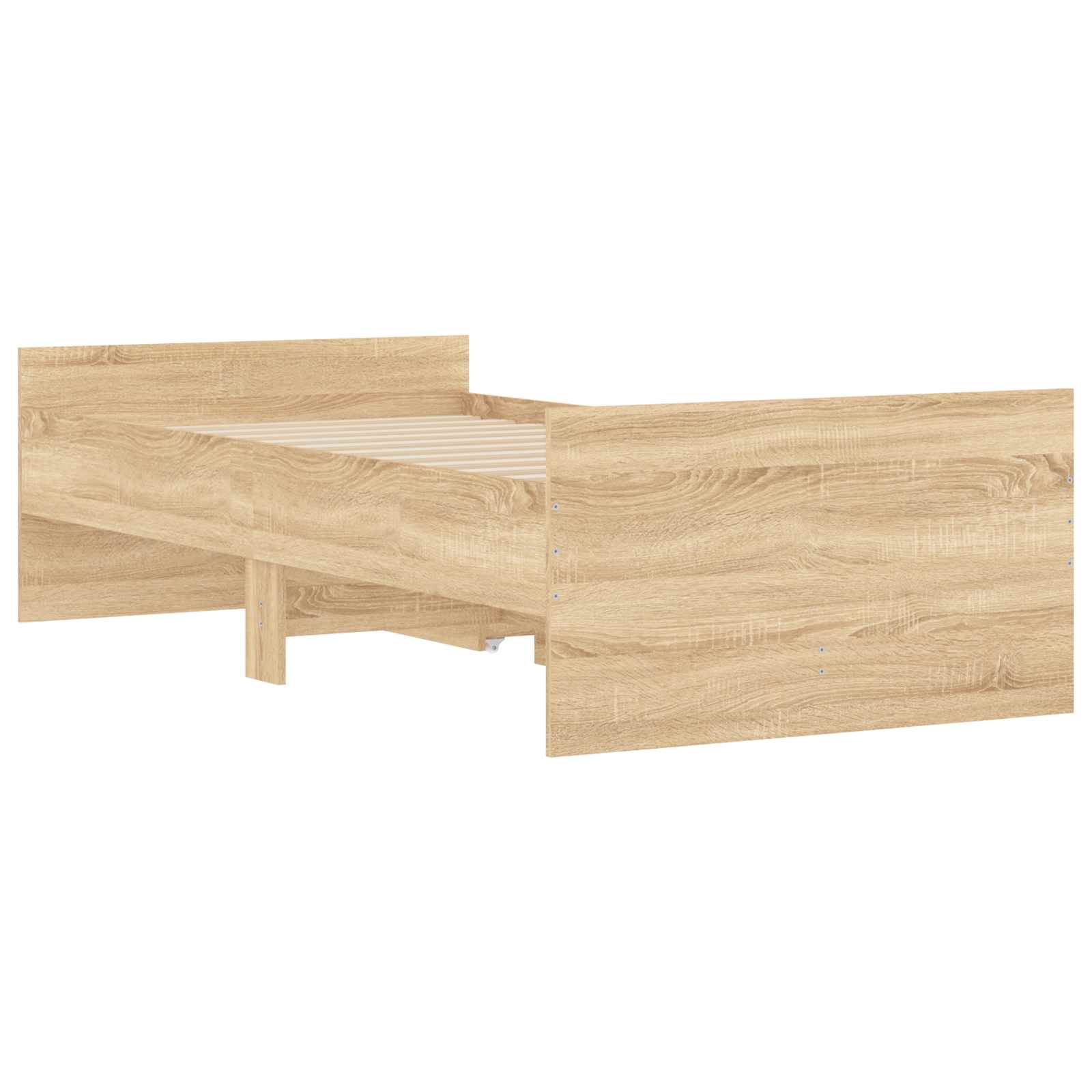 Bettrahmen Sonoma-Eiche Holzwerkstoff