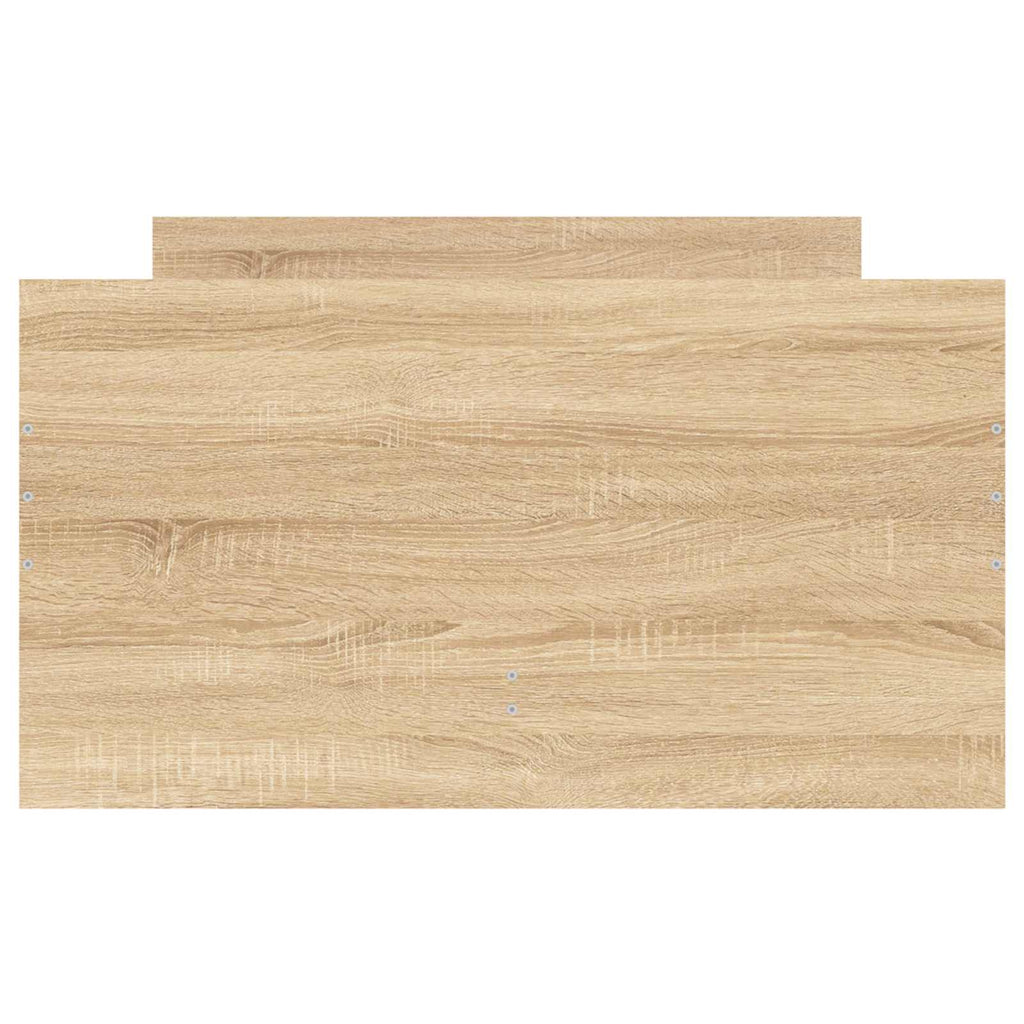 Bettrahmen Sonoma-Eiche Holzwerkstoff