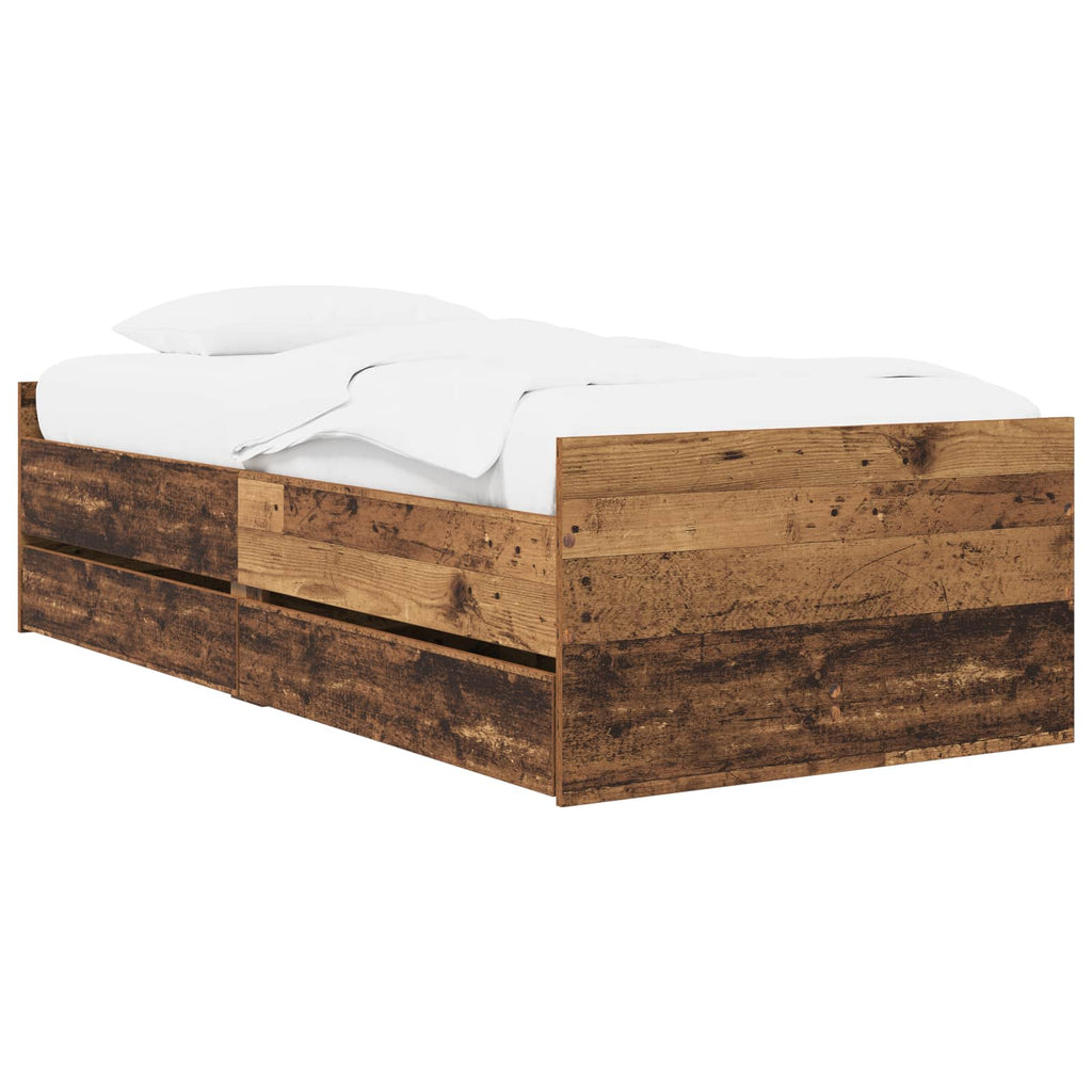 Bettrahmen Altholz Holzwerkstoff