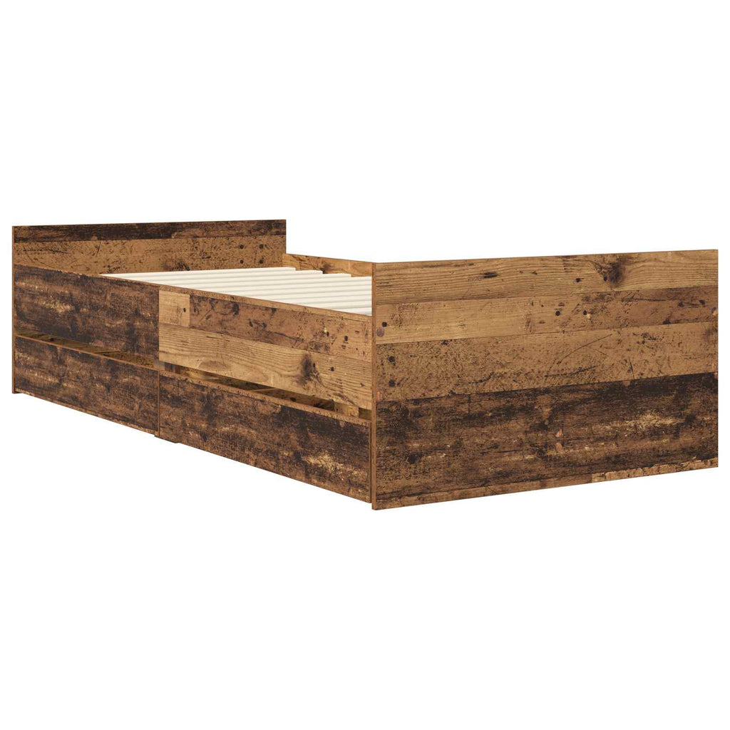 Bettrahmen Altholz Holzwerkstoff
