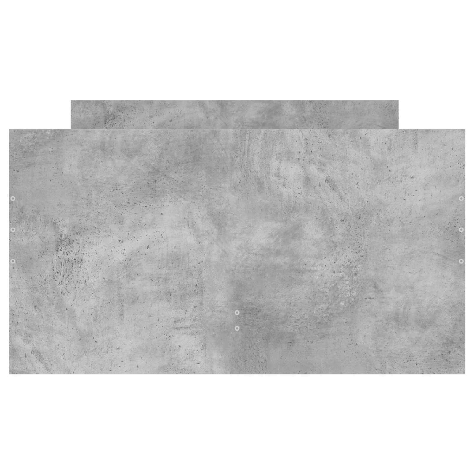 Bettrahmen Grau Sonoma Holzwerkstoff