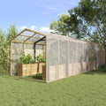 Pflanzenabdeckung Transparent 8 x 8 m PE