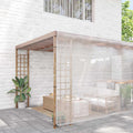 Pflanzenabdeckung Transparent 12 x 12 m PE