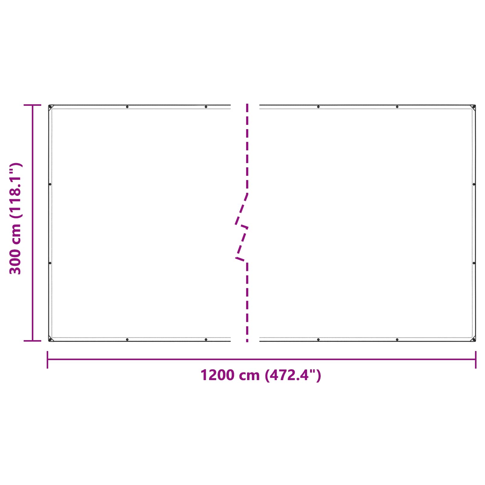Pflanzenabdeckung Transparent 3 x 12 m PVC