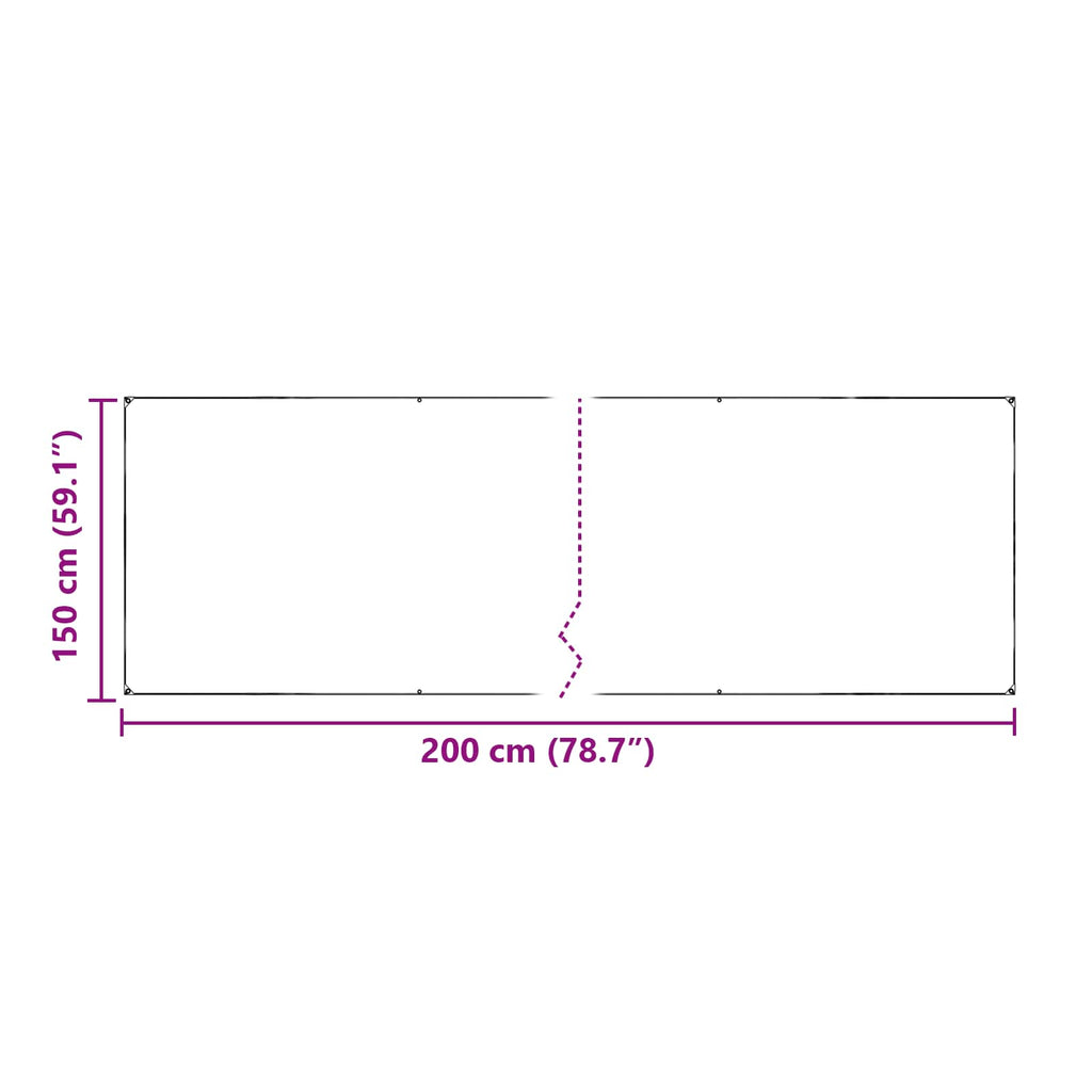 Pflanzenabdeckung Transparent 2 x 1,5 m PVC