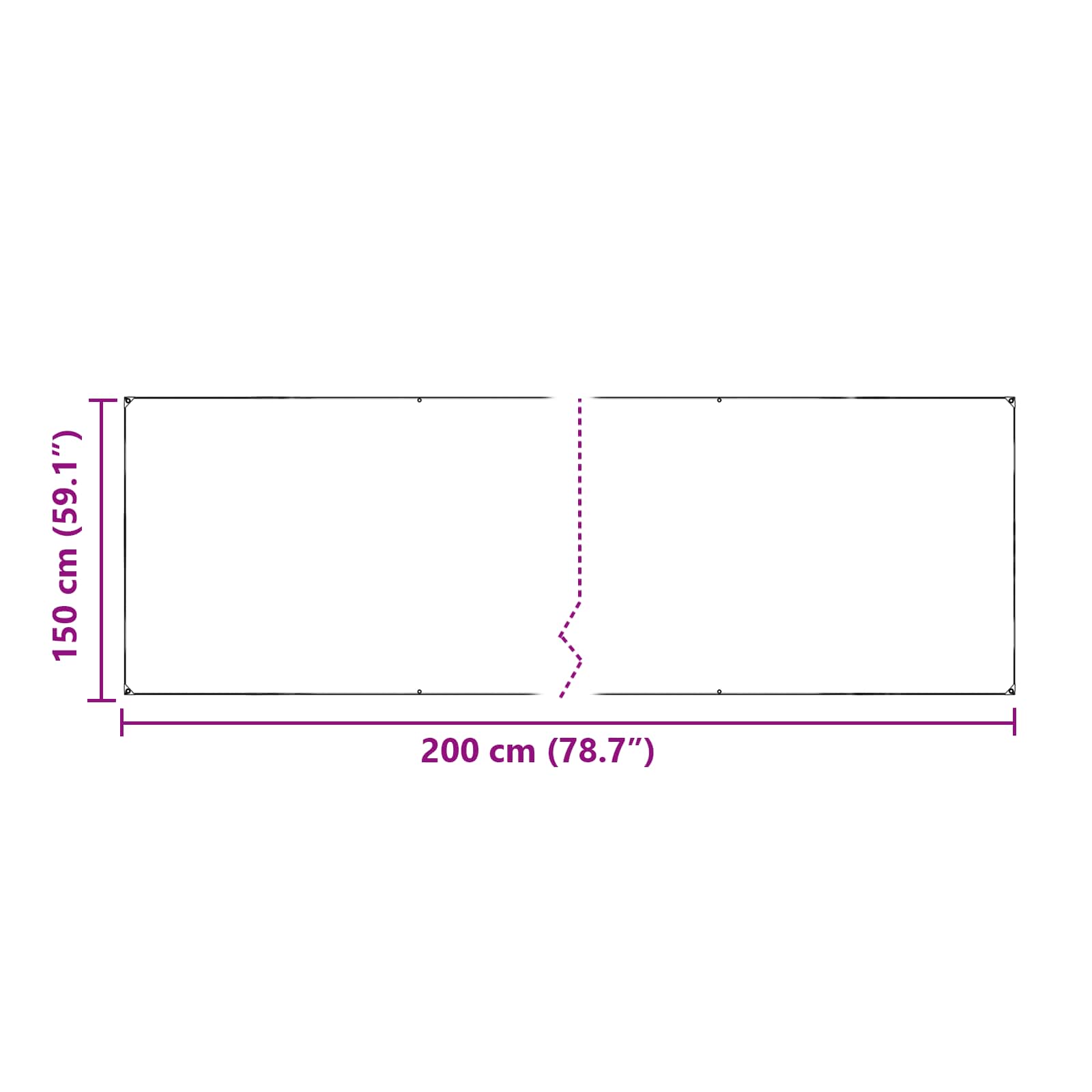 Pflanzenabdeckung Transparent 2 x 1,5 m PVC