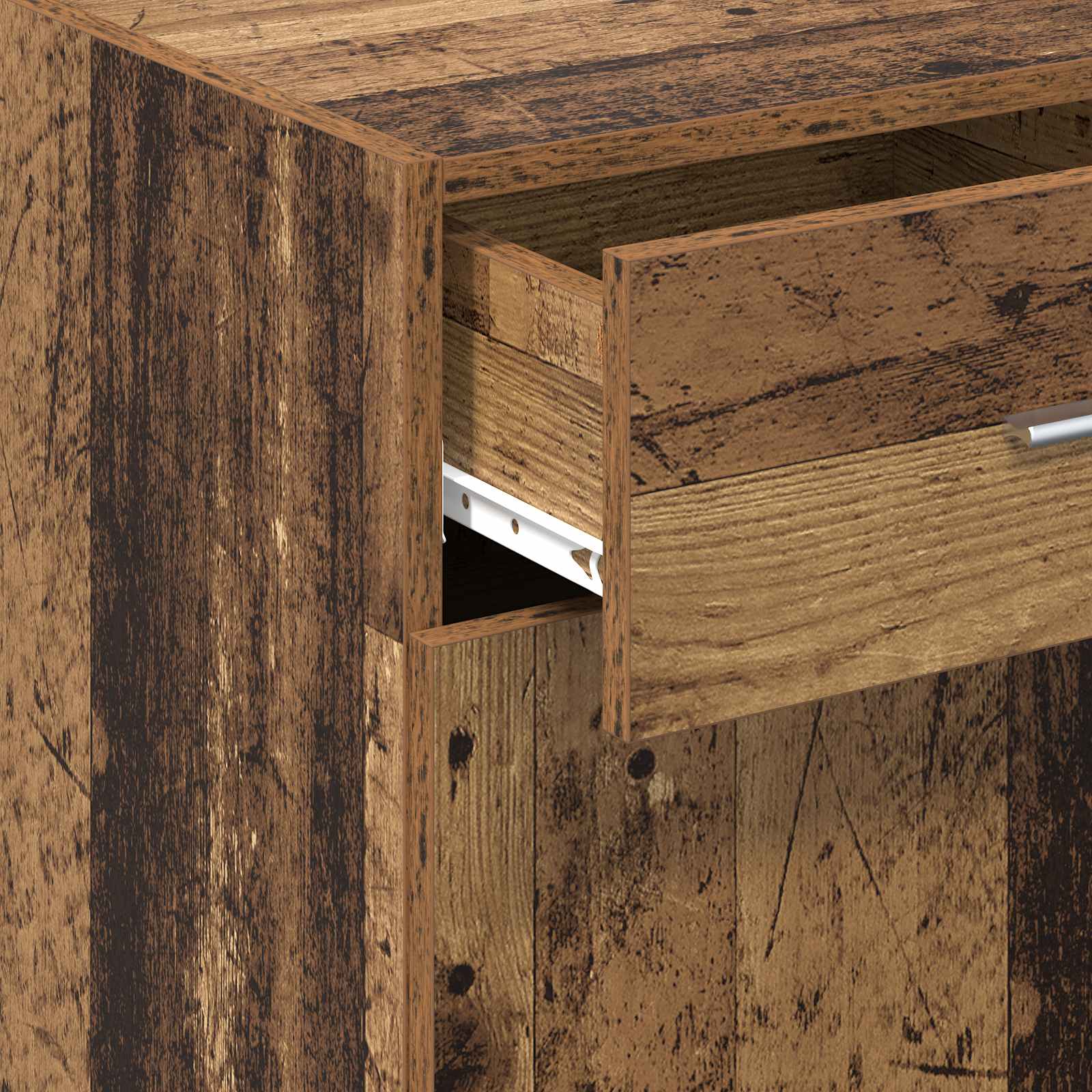 Aufbewahrungsschrank Altholz 40 x 42,5 x 93 cm Holzwerkstoff