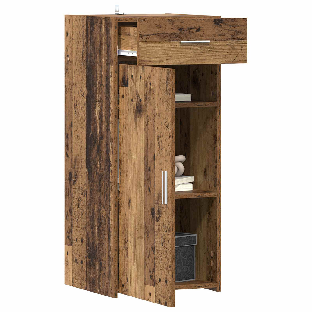 Aufbewahrungsschrank Altholz 40 x 42,5 x 93 cm Holzwerkstoff