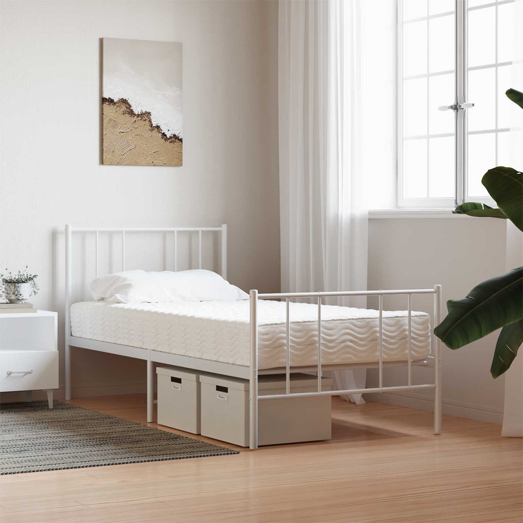 Schaumstoffmatratze H2 & H3 75 x 190 cm Weiß