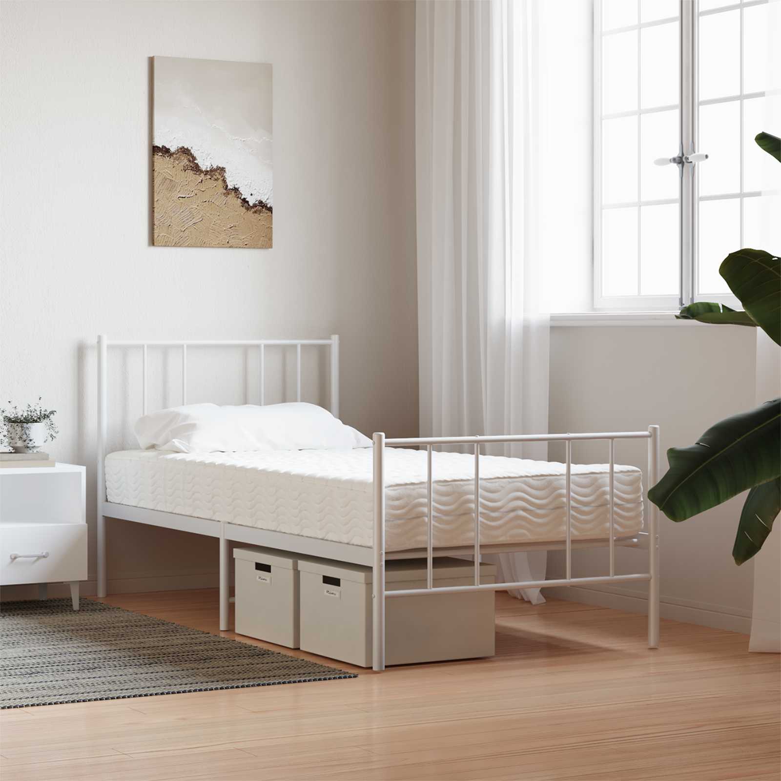 Schaumstoffmatratze H2 & H3 75 x 190 cm Weiß