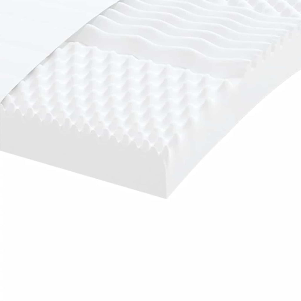 Schaumstoffmatratze 75 x 190 cm Weiß