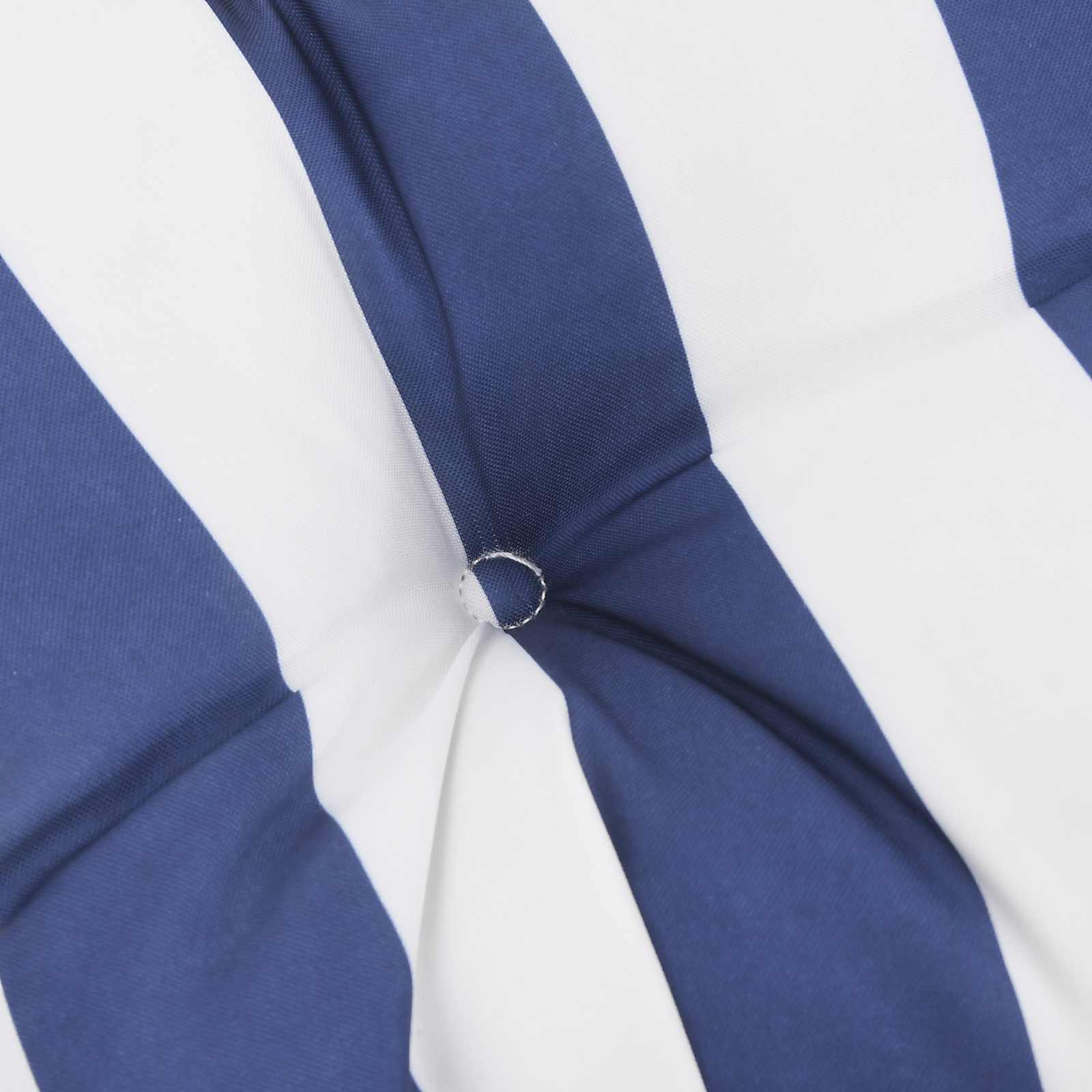 Kissen für draußen 2 pcs Blau und Weiß 120 x 50 x 7 cm Stoff