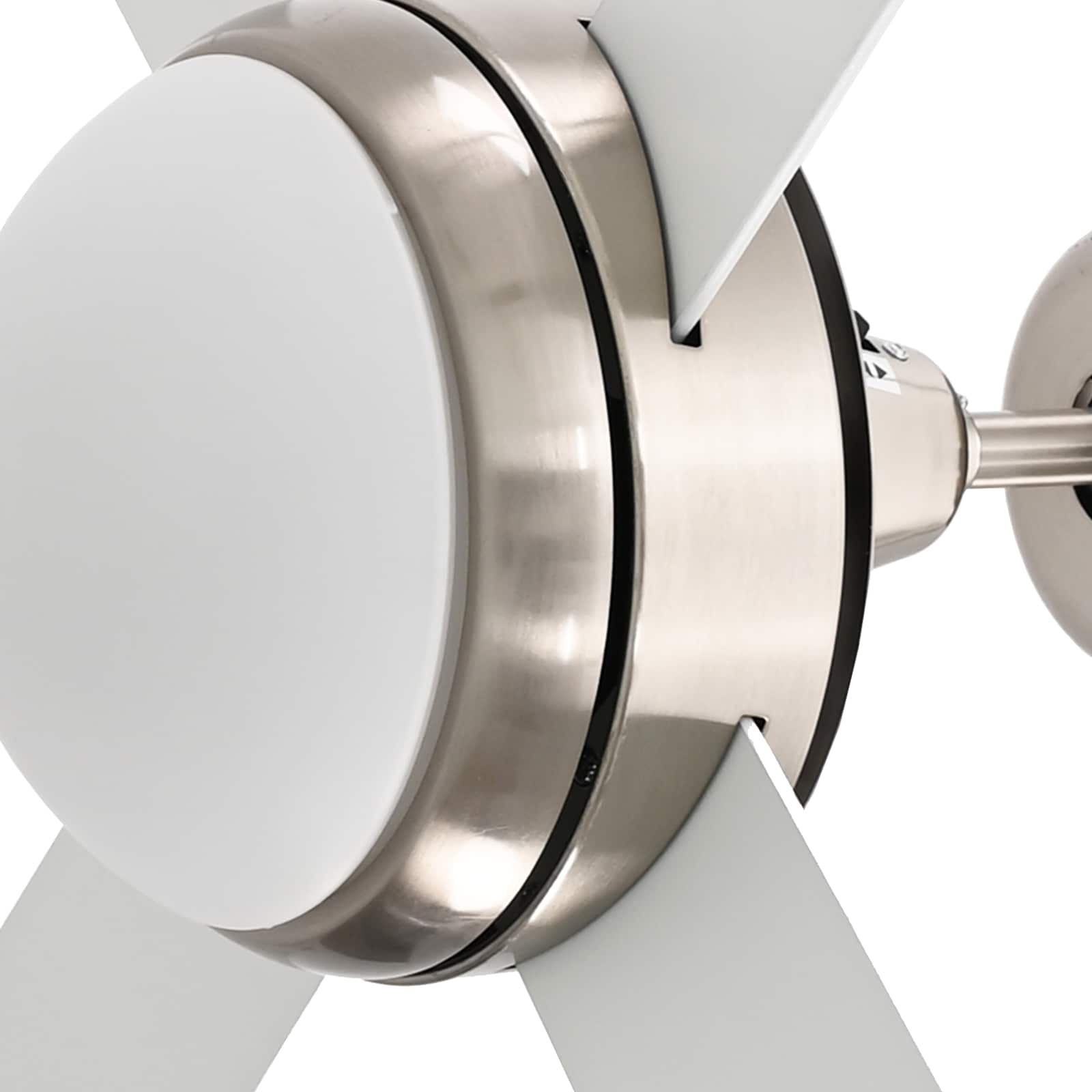 Deckenventilator mit Licht und Fernbedienung Ø 130 cm Weiß