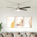 Deckenventilator mit Licht und Fernbedienung Ø 130 cm