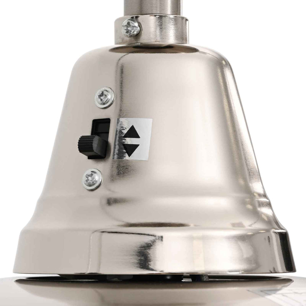 Deckenventilator mit Licht und Fernbedienung Ø 130 cm Schwarz