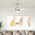 Deckenventilator mit Licht und Fernbedienung Ø 110 cm