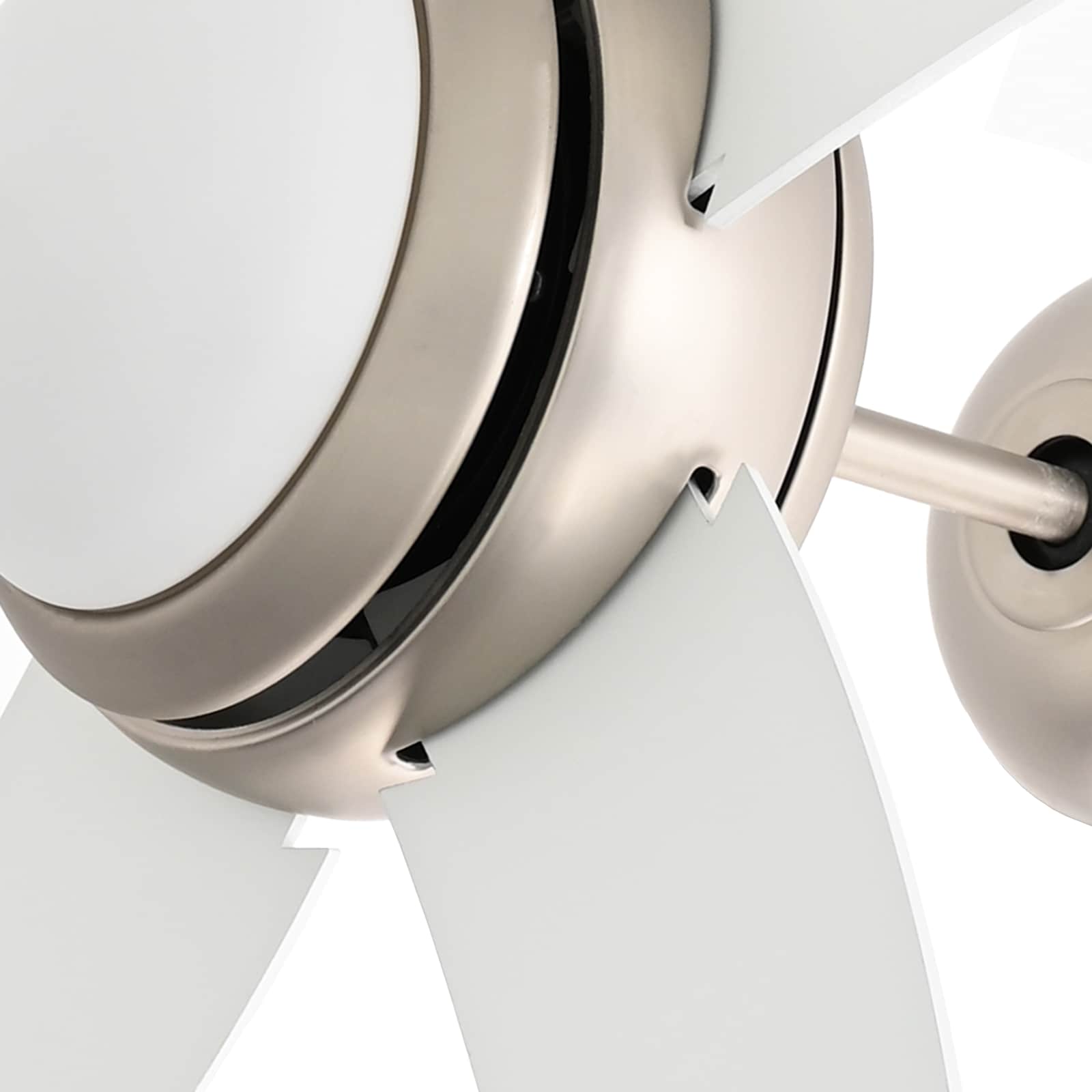 Deckenventilator mit Licht und Fernbedienung Ø 110 cm Weiß