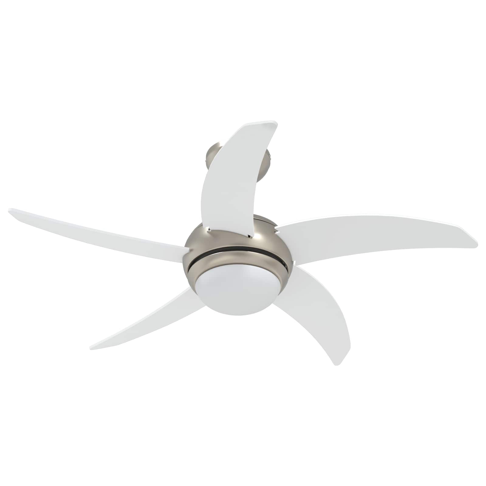 Deckenventilator mit Licht und Fernbedienung Ø 110 cm Weiß