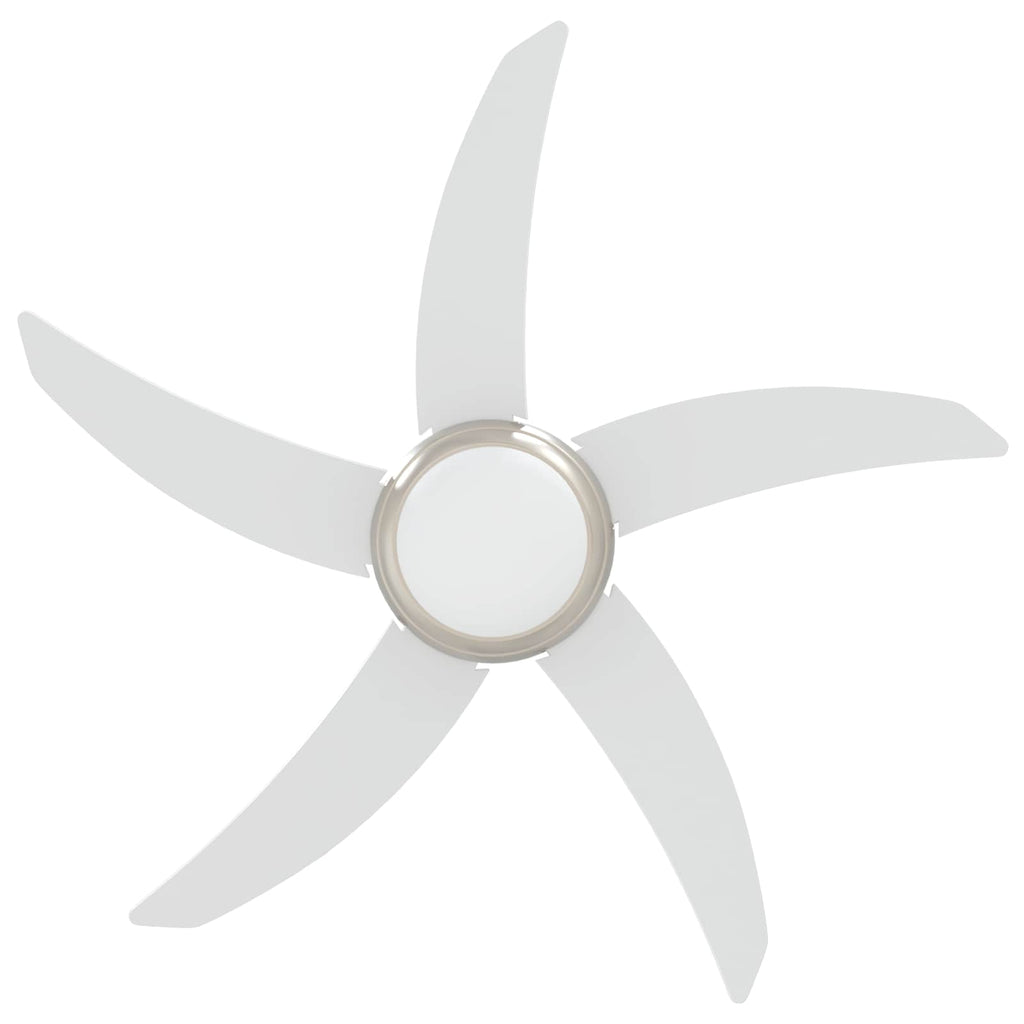 Deckenventilator mit Licht und Fernbedienung Ø 110 cm Weiß
