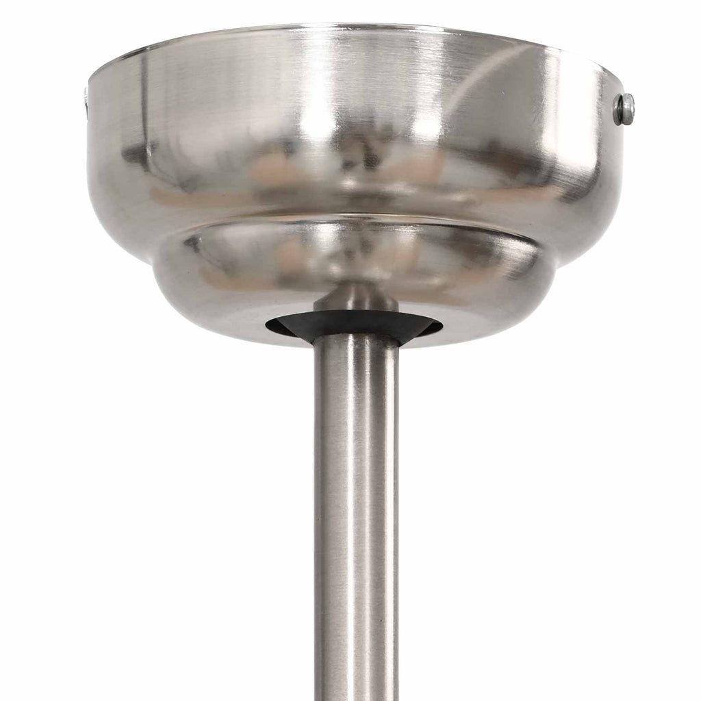 Deckenventilator mit Licht und Fernbedienung Ø 130 cm Schwarz