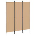 Raumteiler Beige 150 x 180 cm Stoff