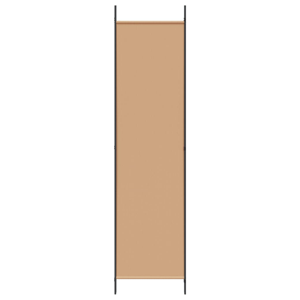 3-teiliger Raumteiler Beige 150 x 200 cm Stoff
