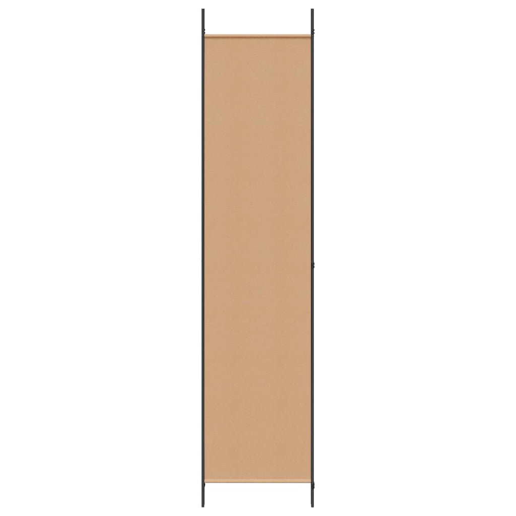 3-teiliger Raumteiler Beige 150 x 220 cm Stoff