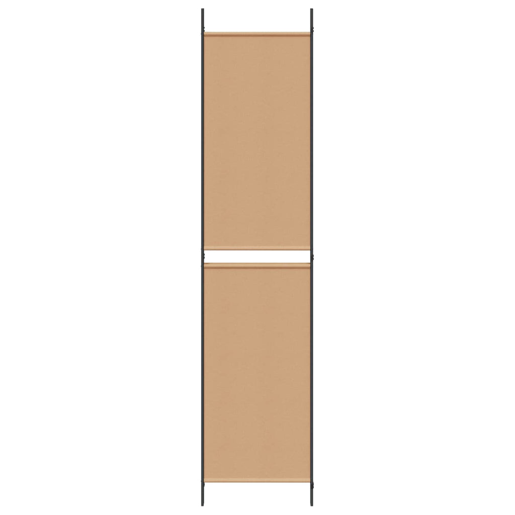 3-teiliger Raumteiler Beige 150 x 220 cm Stoff