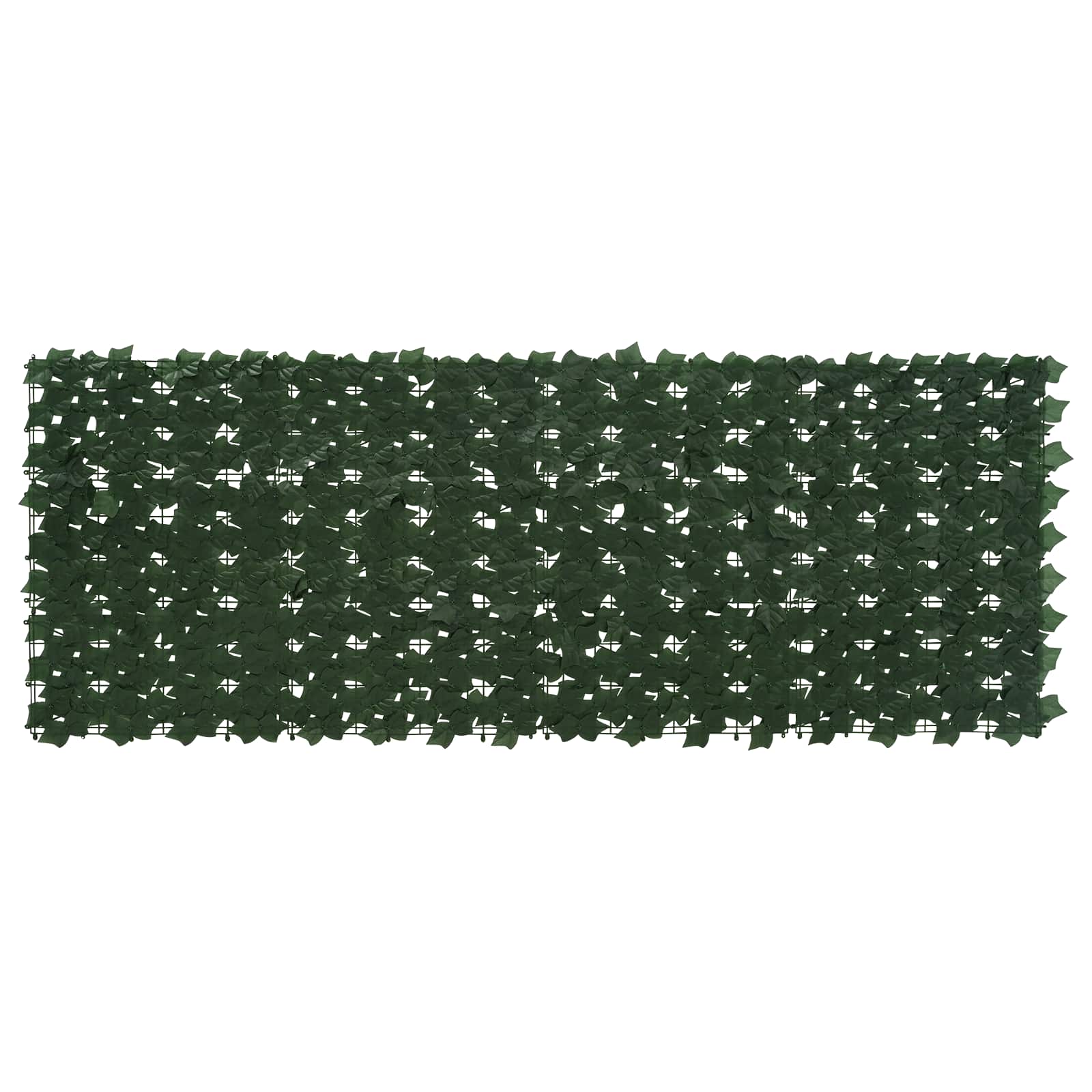 Balkonsichtschutz mit Blättern Dunkelgrün 200 x 75 cm