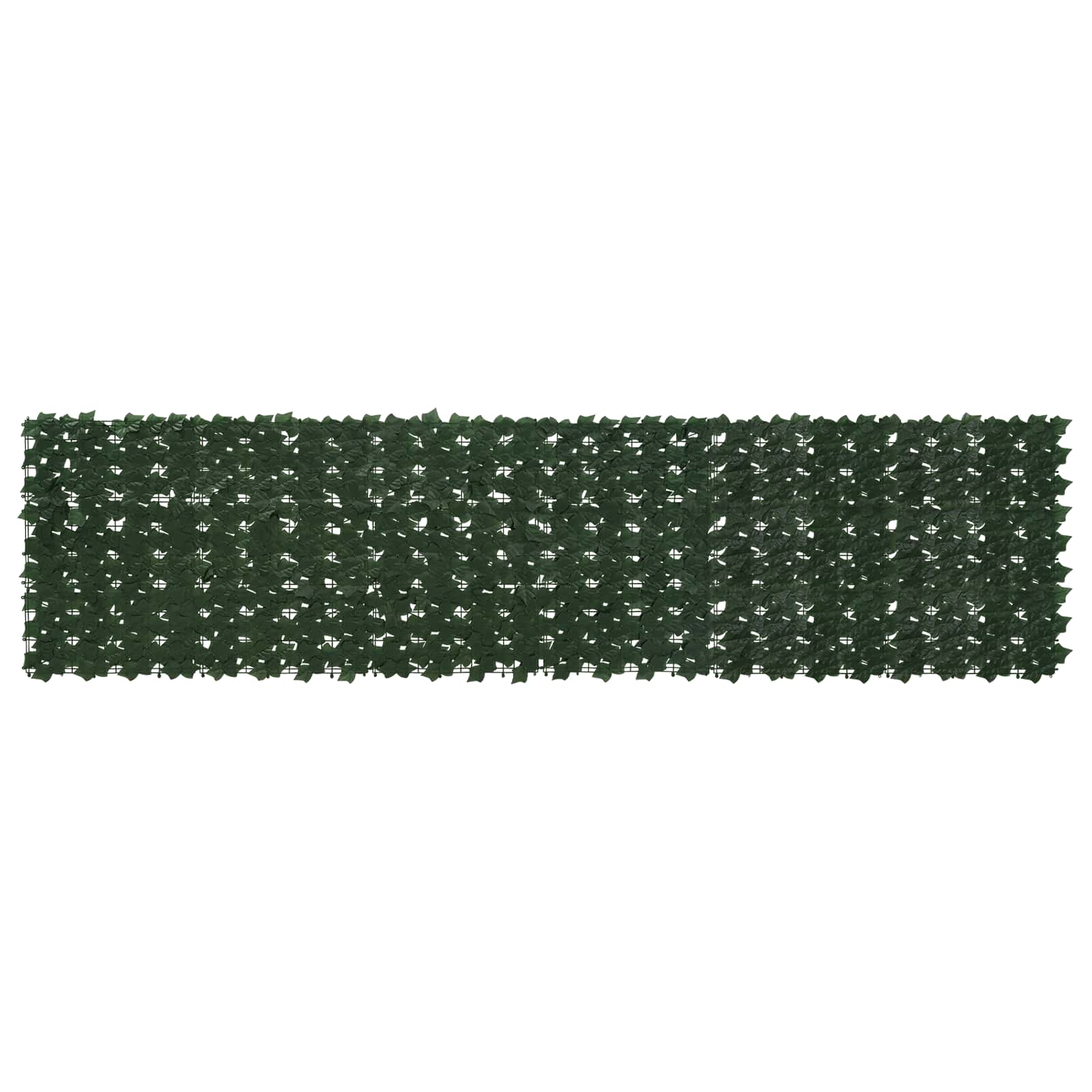 Balkonsichtschutz mit Blättern Dunkelgrün 300 x 75 cm