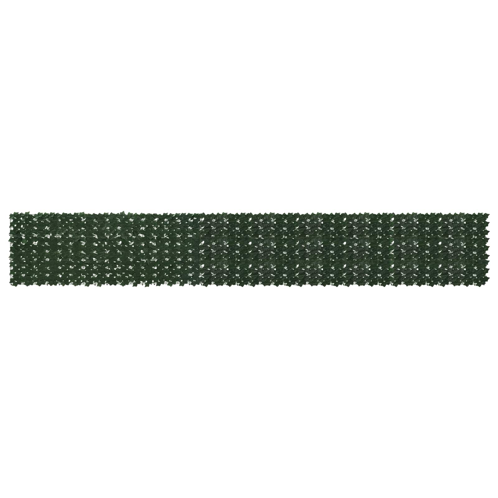 Balkonsichtschutz mit Blättern Dunkelgrün 500 x 75 cm