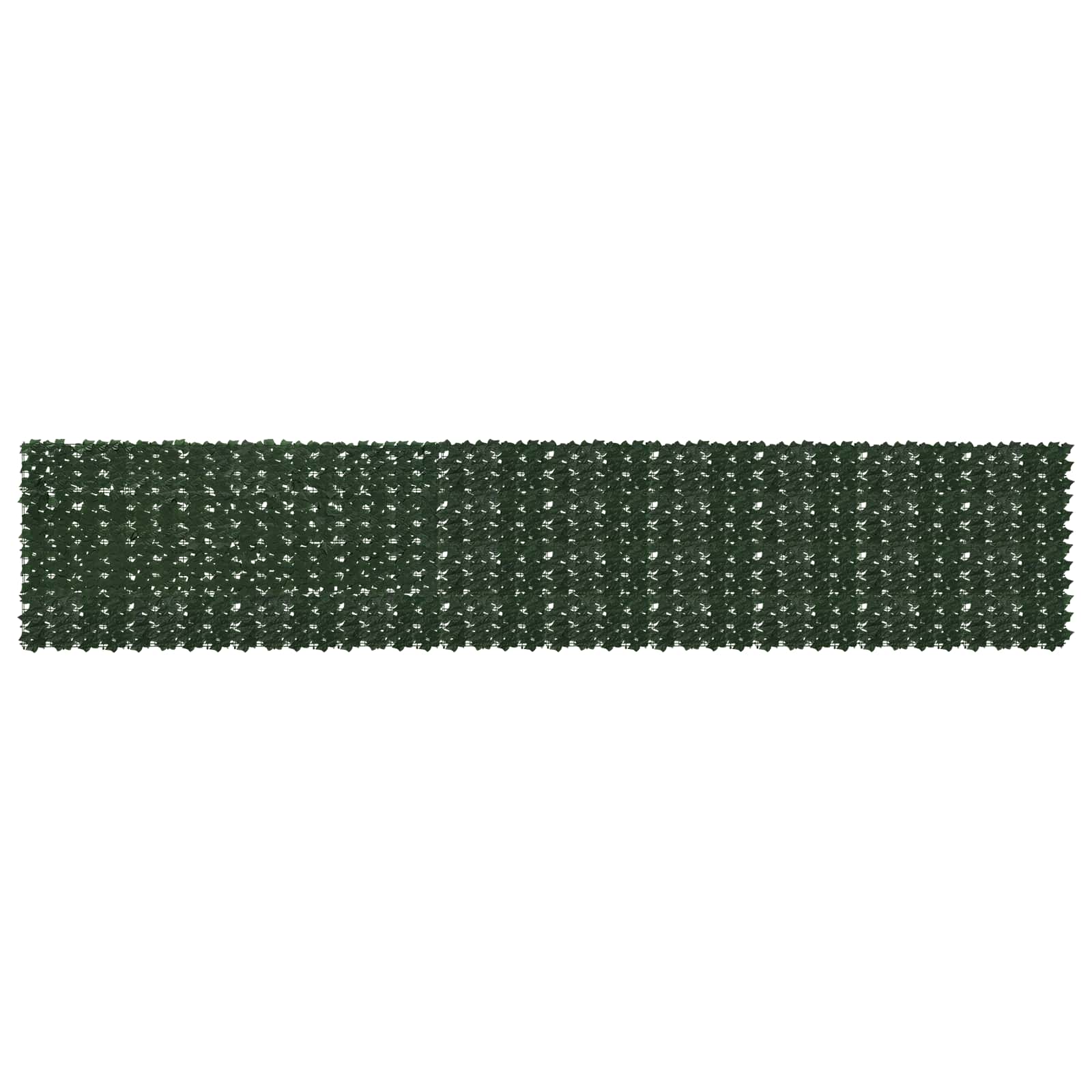 Balkonsichtschutz mit Blättern Dunkelgrün 500 x 100 cm