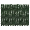 Balkonsichtschutz mit Blättern Dunkelgrün 200 x 150 cm