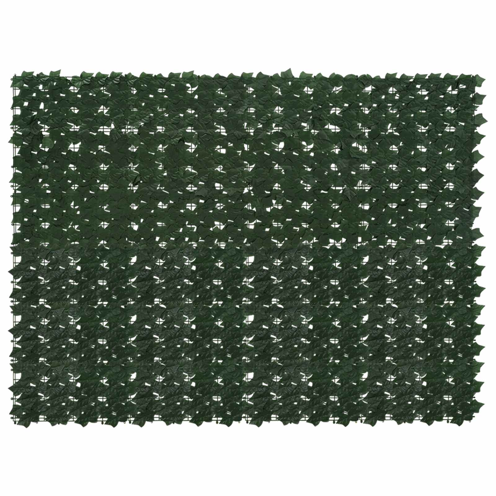 Balkonsichtschutz mit Blättern Dunkelgrün 200 x 150 cm