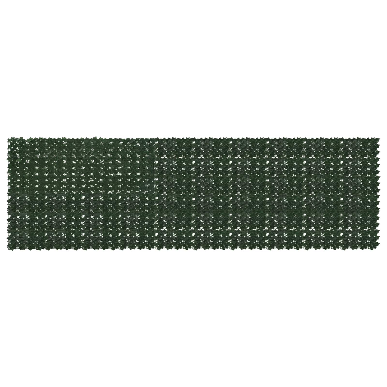 Balkonsichtschutz mit Blättern Dunkelgrün 500 x 150 cm