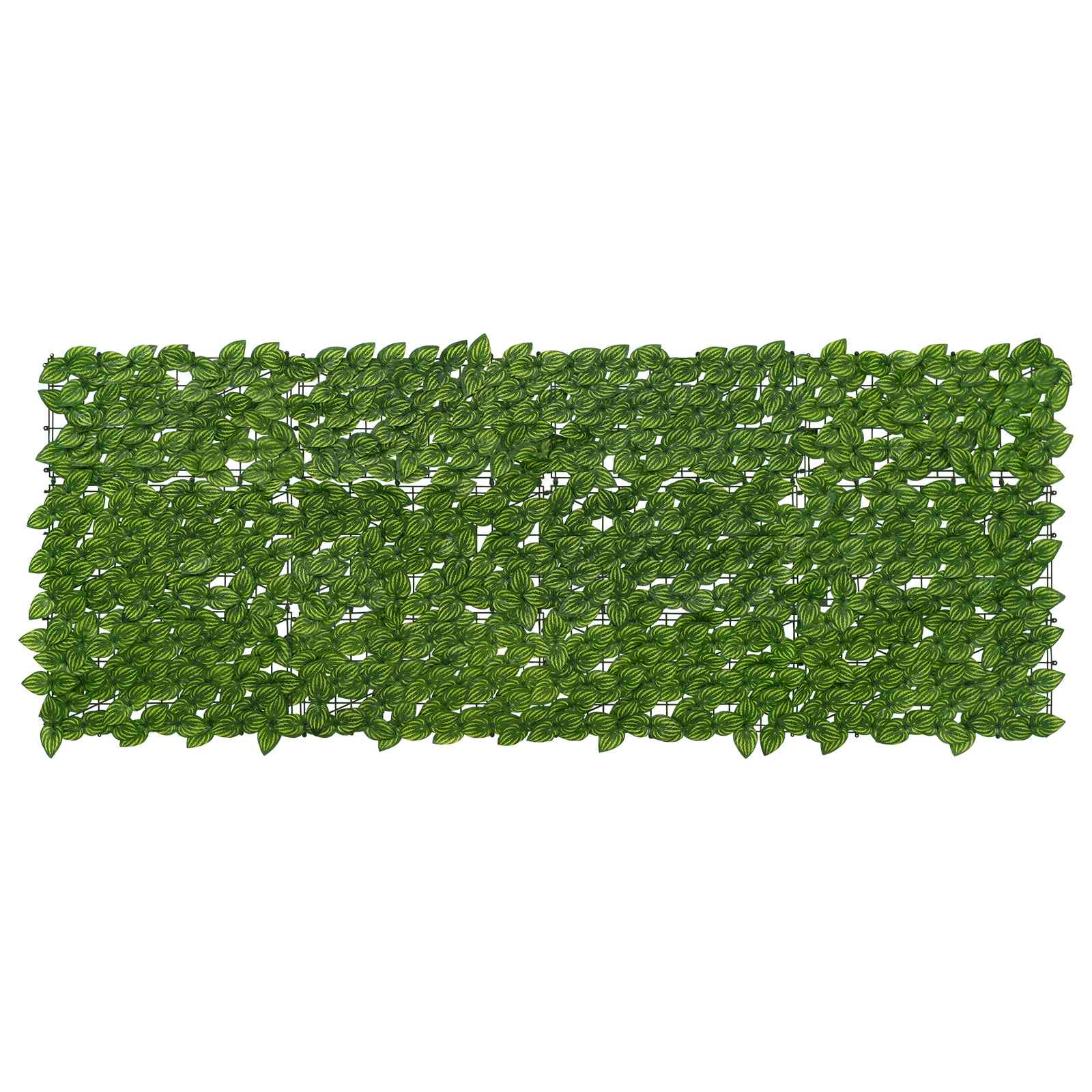 Balkonsichtschutz mit Blättern Grün und Gelb 200 x 75 cm