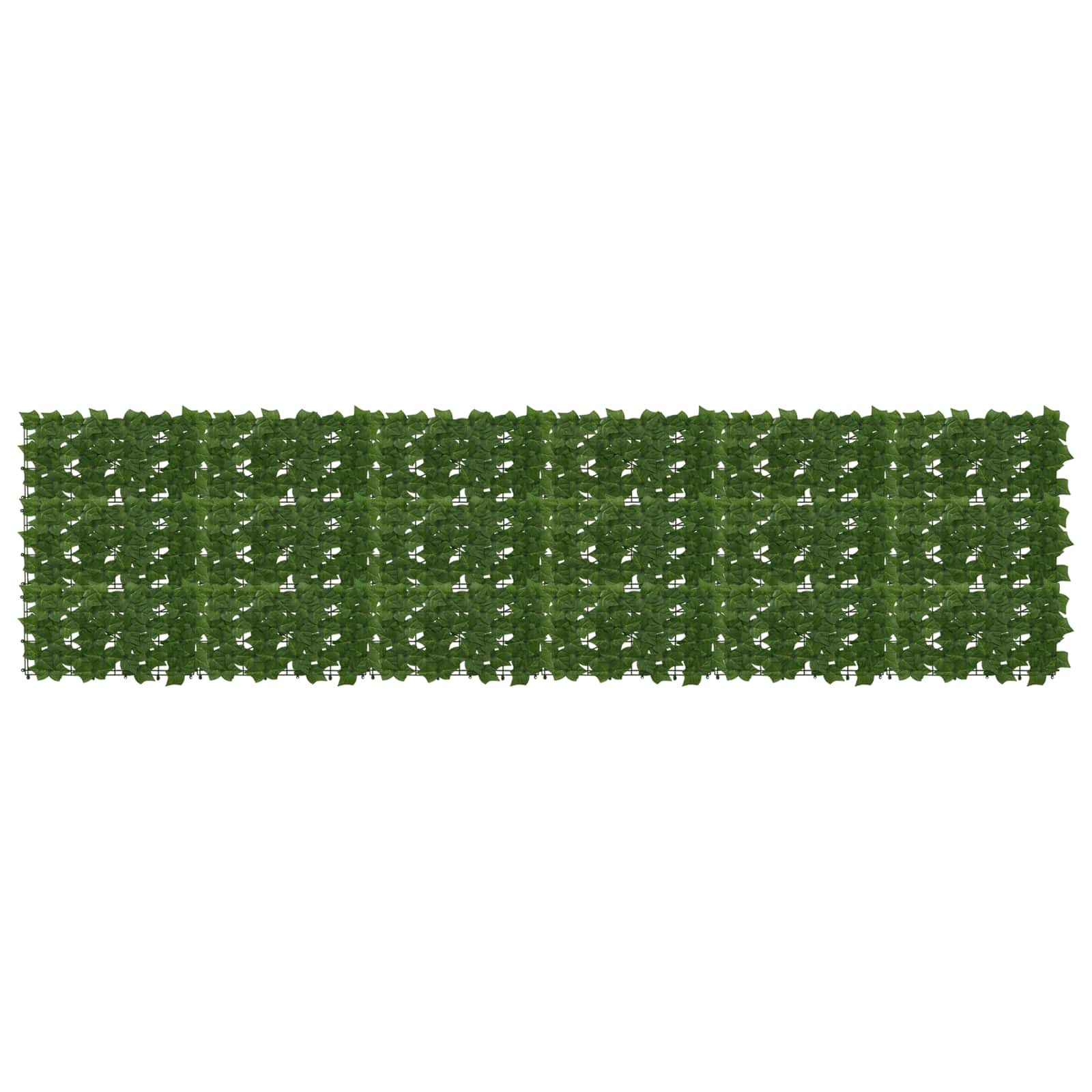 Balkonsichtschutz mit Blättern Grün 300 x 75 cm