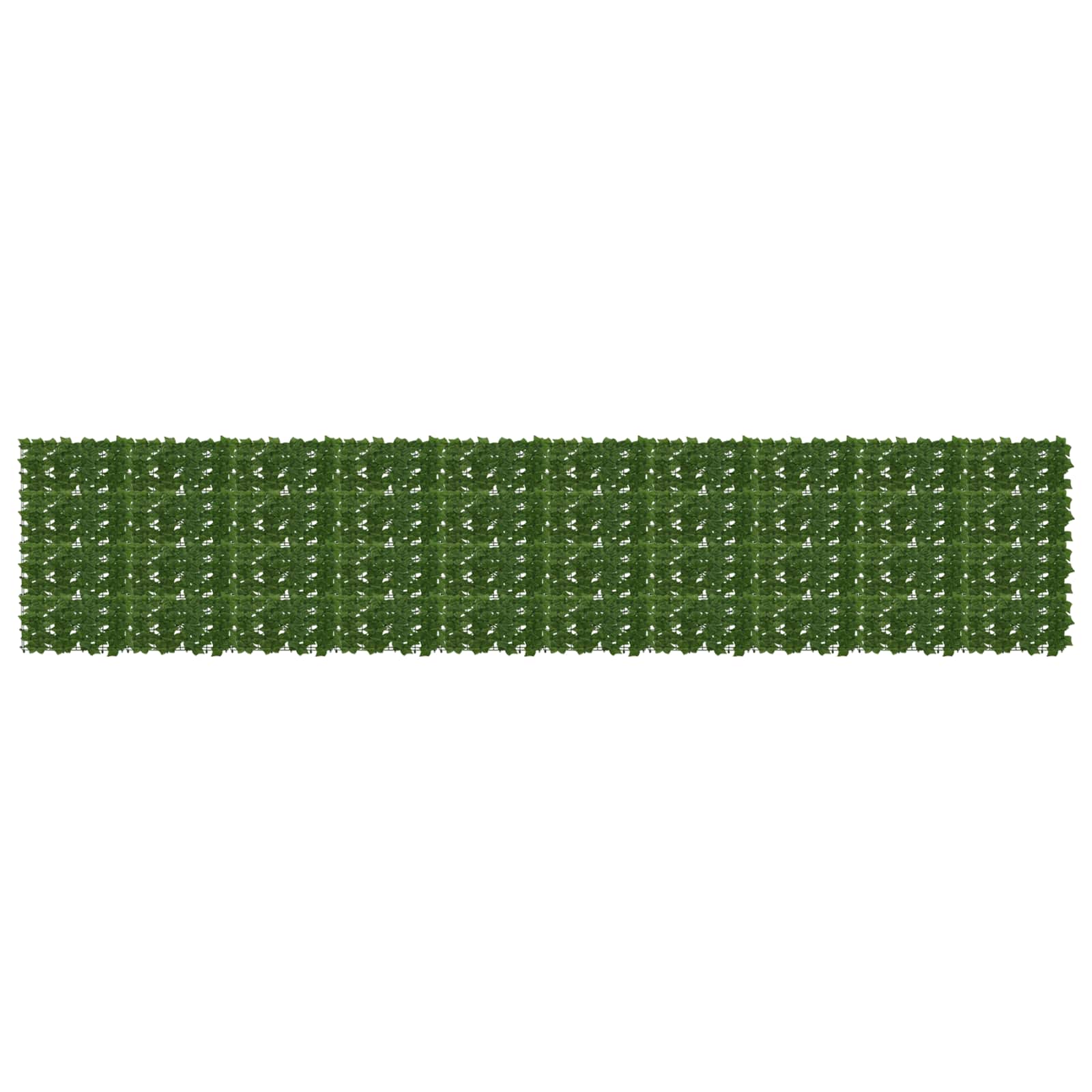 Balkonsichtschutz mit Blättern Grün 500 x 100 cm
