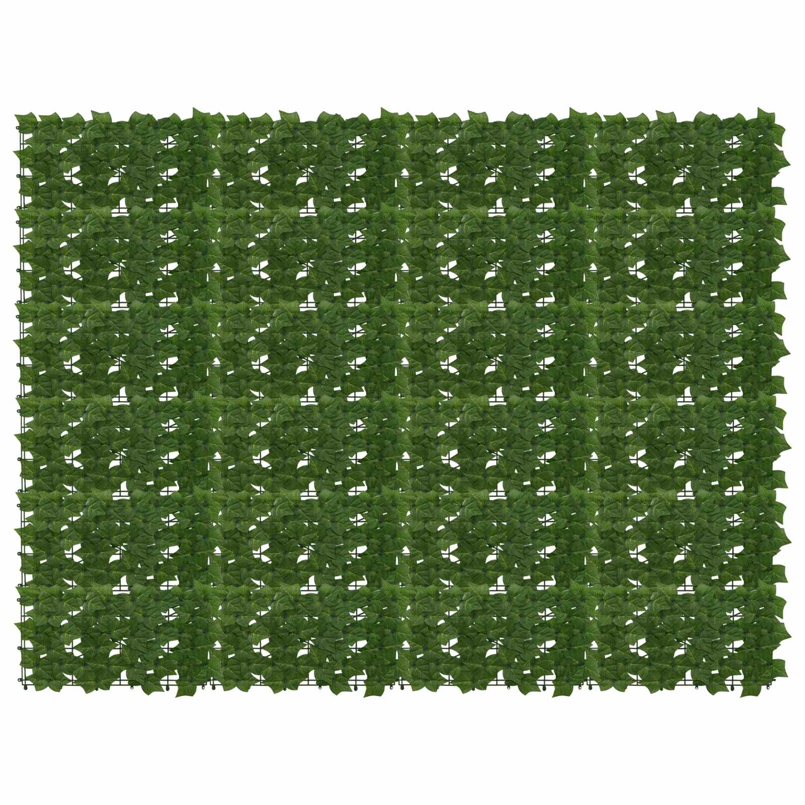 Balkonsichtschutz mit Blättern Grün 200 x 150 cm