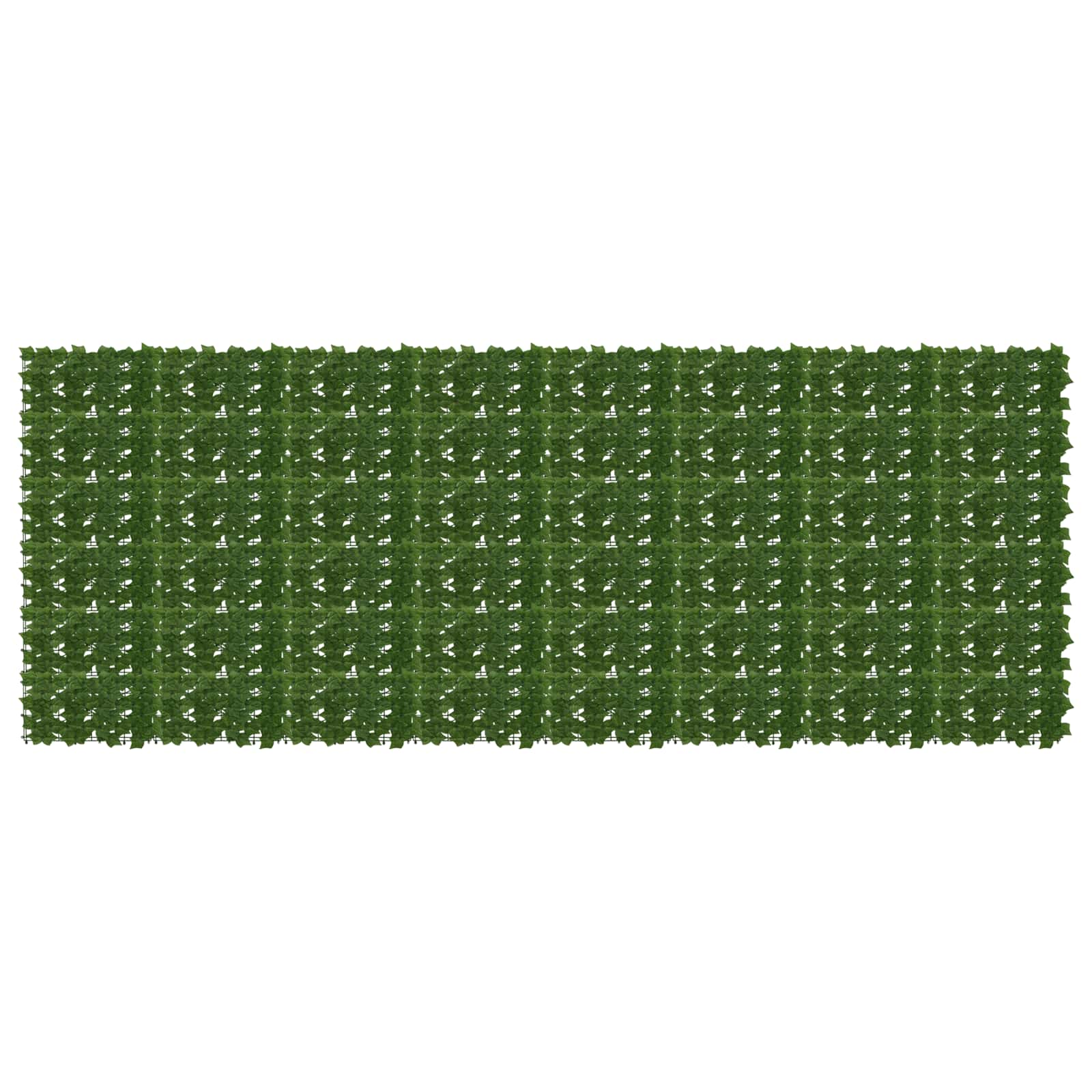 Balkonsichtschutz mit Blättern Grün 400 x 150 cm