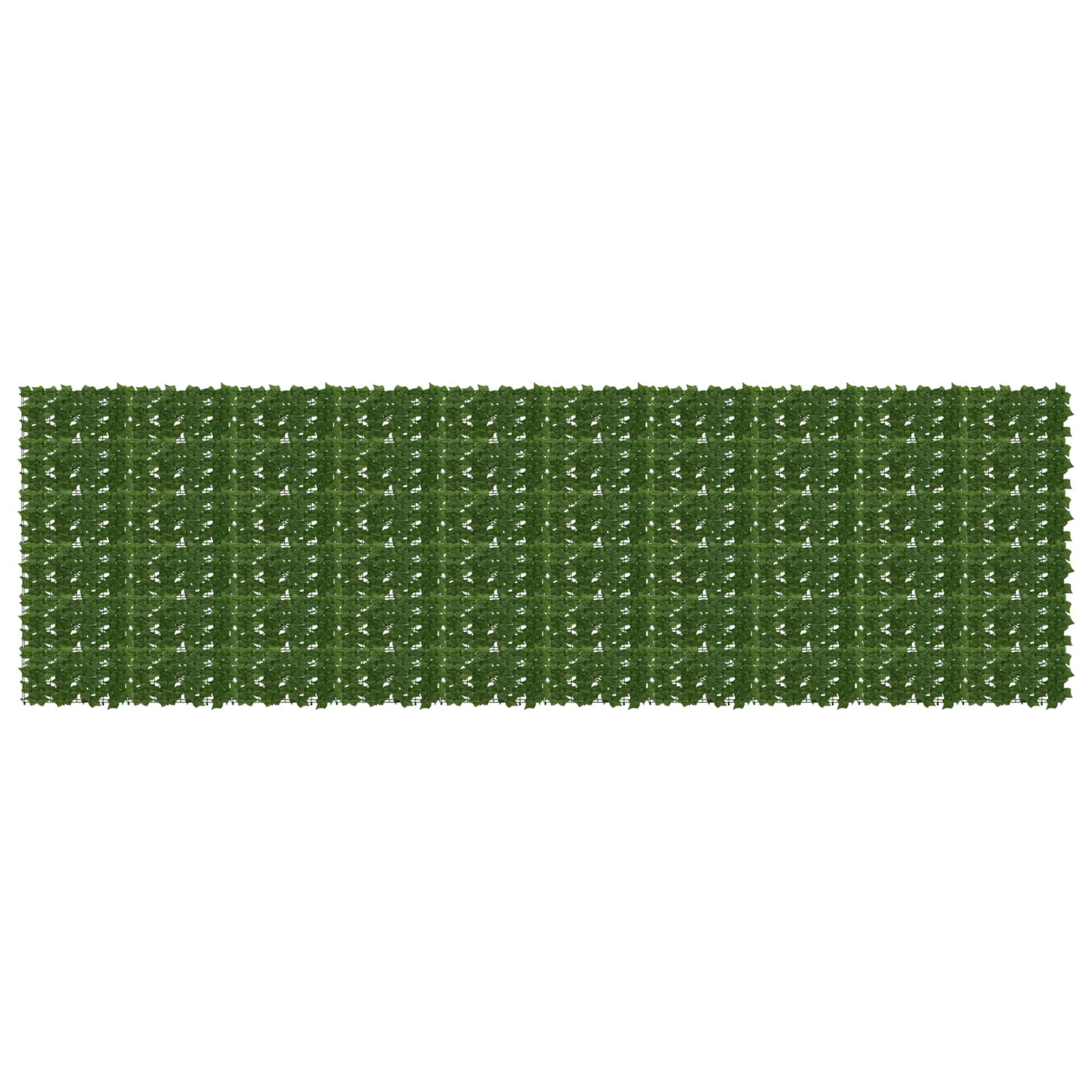 Balkonsichtschutz mit Blättern Grün 500 x 150 cm